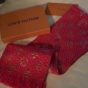 Louis Vuitton Scarf - Logomania - mix rose